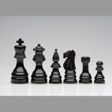 Chess Pieces Black Chess Pieces Black