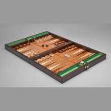 Backgammon board with pieces Backgammon board with pieces